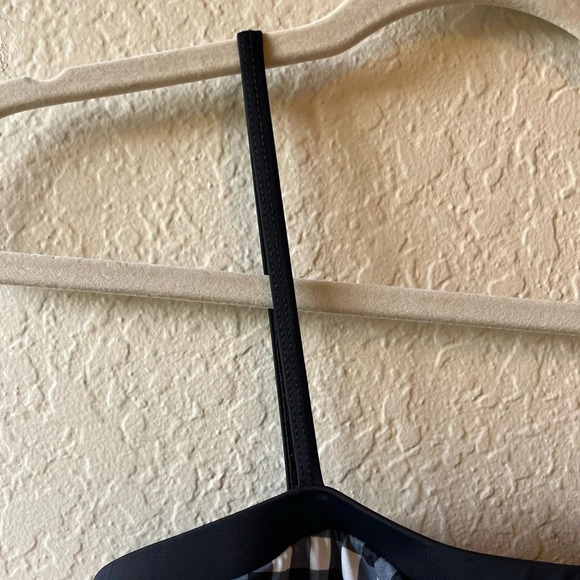 swimsuit one piece plaid gingham cottagecore beach vacation costal grandma slim - Picture 3 of 10